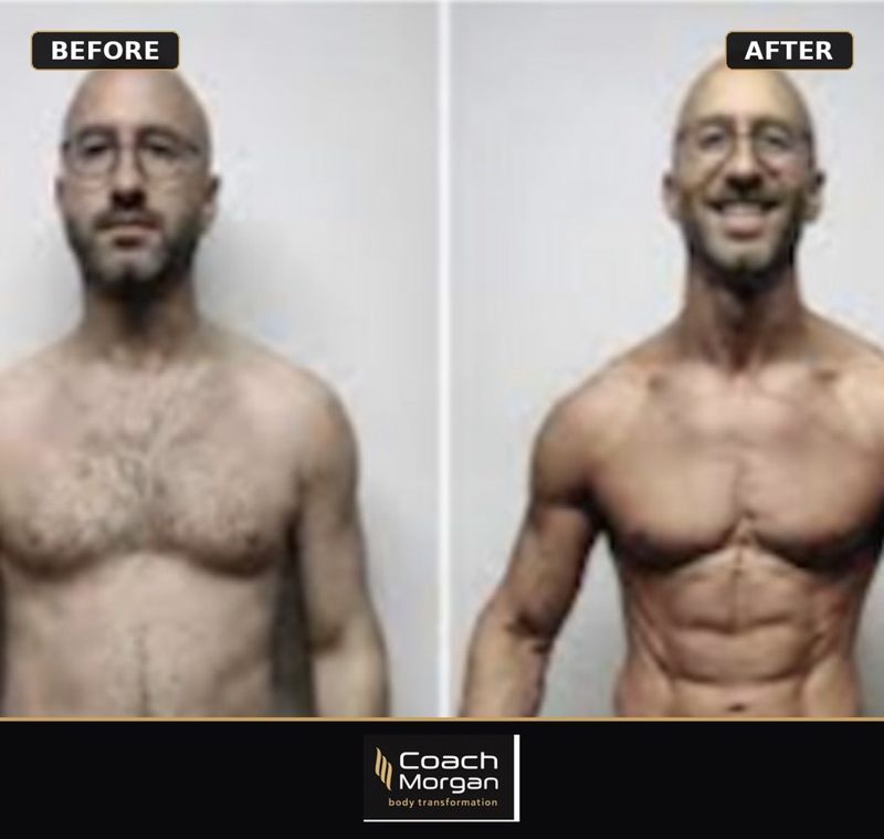 Danny before and after – 14kg lost
