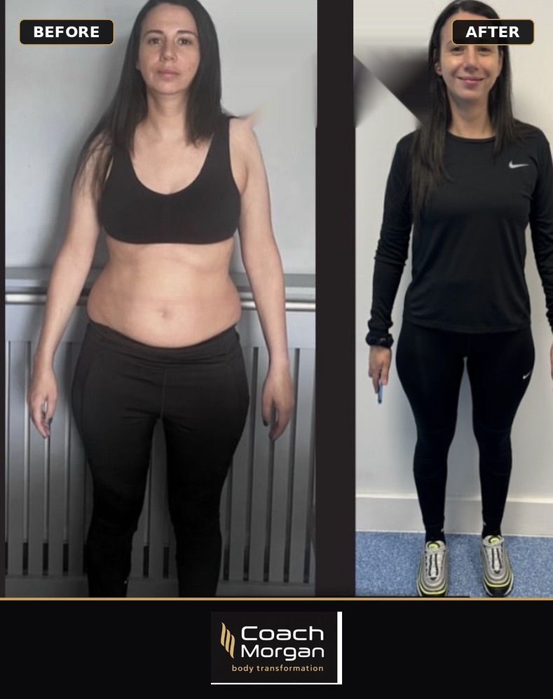 Louise before and after – 18kg lost